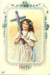 Faith Religious Postcard Postcard