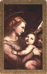 Madonna and Child Postcard