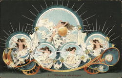 1909 Priests of Pallas Parade Float Postcard