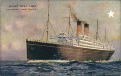 White Star Line Twin-Screw S.M.S. "Baltic" Postcard