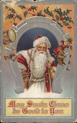 May Santa Claus be Good to You Postcard Postcard Postcard