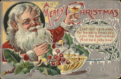 A Merry Christmas Santa Claus Postcard Postcard Postcard