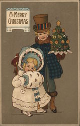 A Merry Christmas Children Postcard Postcard Postcard