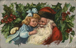 A Merry Christmas Santa Claus Postcard Postcard Postcard