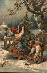 A Merry Christmas Postcard