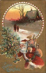 Merry Christmas Santa Claus Postcard Postcard Postcard