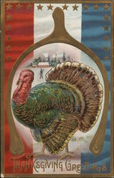 Thanksgiving Greetings Turkeys Postcard Postcard Postcard