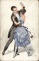 Ballroom Dancing Postcard