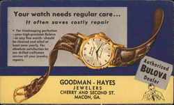 Goodman-Hayes Jewelers - Macon, GA Postcard