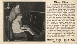 Henry Field Seed Company, K F N F Radio Postcard