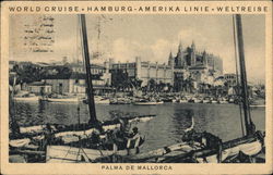 Palma De Mallorca - Hamburg-Amerika Line Boats, Ships Postcard Postcard Postcard