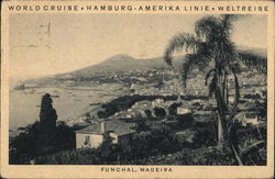 Funchal, Madeira - Hamburg-Amerika Line Boats, Ships Postcard Postcard Postcard