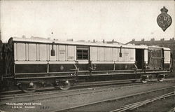 Travelling Post Office - L&NW Railway Trains, Railroad Postcard Postcard Postcard