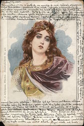 Play by Dahn: Kampf um Rom, Signed F B Doubek, 1901 German Postcard Theatre Postcard Postcard Postcard