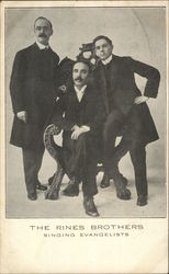 The Rines Brothers Singing Evangelists Men Postcard Postcard Postcard