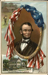 Lincoln's Birthday Postcard