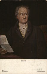 Johann Wolfgang von Goethe Postcard