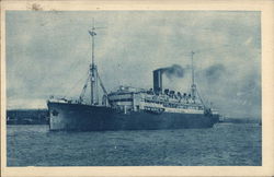 S.S."Angers" des Messogeries martimes Postcard