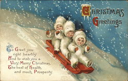 Christmas Greetings Postcard