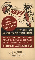 Kendall Wheel Bearing Grease Postcard