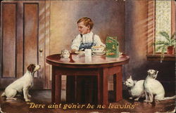 Dere ain't go'n'er beno leavin's - Egg-O-See Advertising Postcard Postcard Postcard