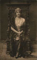 Portrait of a Spanish queen Royalty Postcard Postcard Postcard