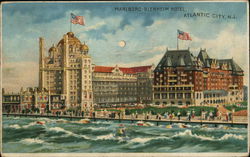 Marlboro-Blenheim Hotel Atlantic City NJ Postcard