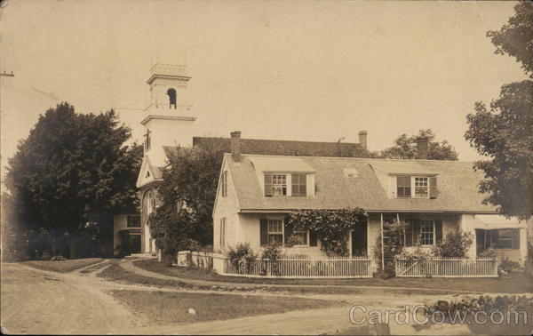 First Congregational Church Jaffrey, NH Postcard