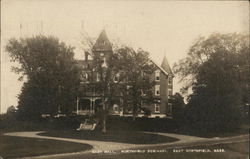 East Hall, Northfield Seminary, East Northfield, Mass. Postcard