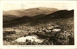 Mt. Washington from Halfway Station on Mt Cranmore North Conway, NH Postcard Postcard Postcard