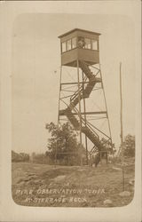 Fire Observation Tower at Steerage Rock Postcard