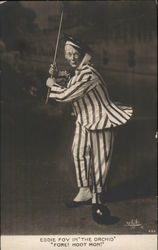 Eddie Foy in "The Orchid" "Fore! Hoot Mon!" Postcard