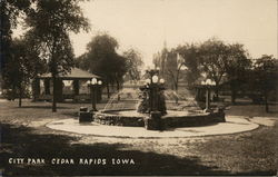 City Park Cedar Rapids, IA Postcard Postcard Postcard