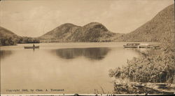 Beautiful Lake with Surrounding Hills Belfast, ME Postcard Postcard Postcard