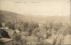 Birds-eye view - Ludlow, VT Vermont Postcard Postcard Postcard