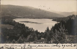 Rescue Lake, Ludlow VT Vermont Postcard Postcard Postcard