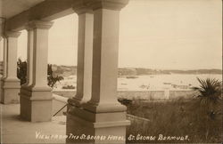 View from the St. George Hotel Bermuda Postcard Postcard Postcard