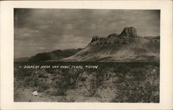 Scenery Near Van Horn, Texas Postcard