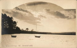 Lake Wickaboag, West Brookfield Massachusetts Postcard Postcard Postcard