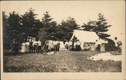 Camp at Lake Wickaboag West Brookfield, MA Postcard Postcard Postcard