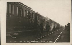 Farewell Train 5th Infantry March 10, 1922 Andernach, Germany Military Postcard Postcard Postcard