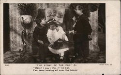 The Story of the Fan Children Postcard Postcard Postcard