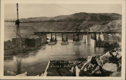 River Diversion, Grand Coulee Dam Construction Washington Postcard Postcard Postcard