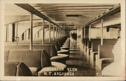 Interior View - M. F. Kalakala Interiors Postcard Postcard Postcard