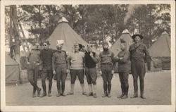 Soldiers in Costumes Military Postcard Postcard Postcard