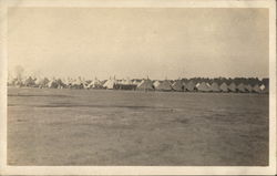 An Army Camp Postcard