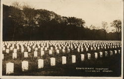 Confederate Cemetary Government Arsenal Postcard