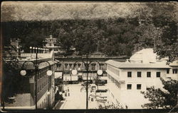 Rare View of Hale Block from The Grand Promenade Hot Springs, AR Postcard Postcard Postcard