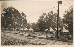 US Military Camp Tents World War I Postcard Postcard Postcard