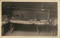 A Soldier's Bunk Postcard